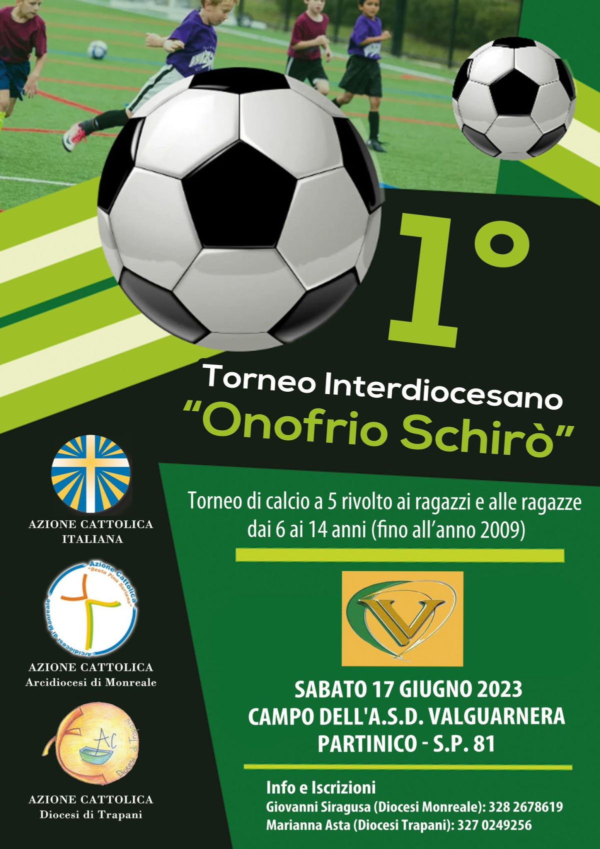 1° Torneo Interdiocesano “Onofrio Schirò”