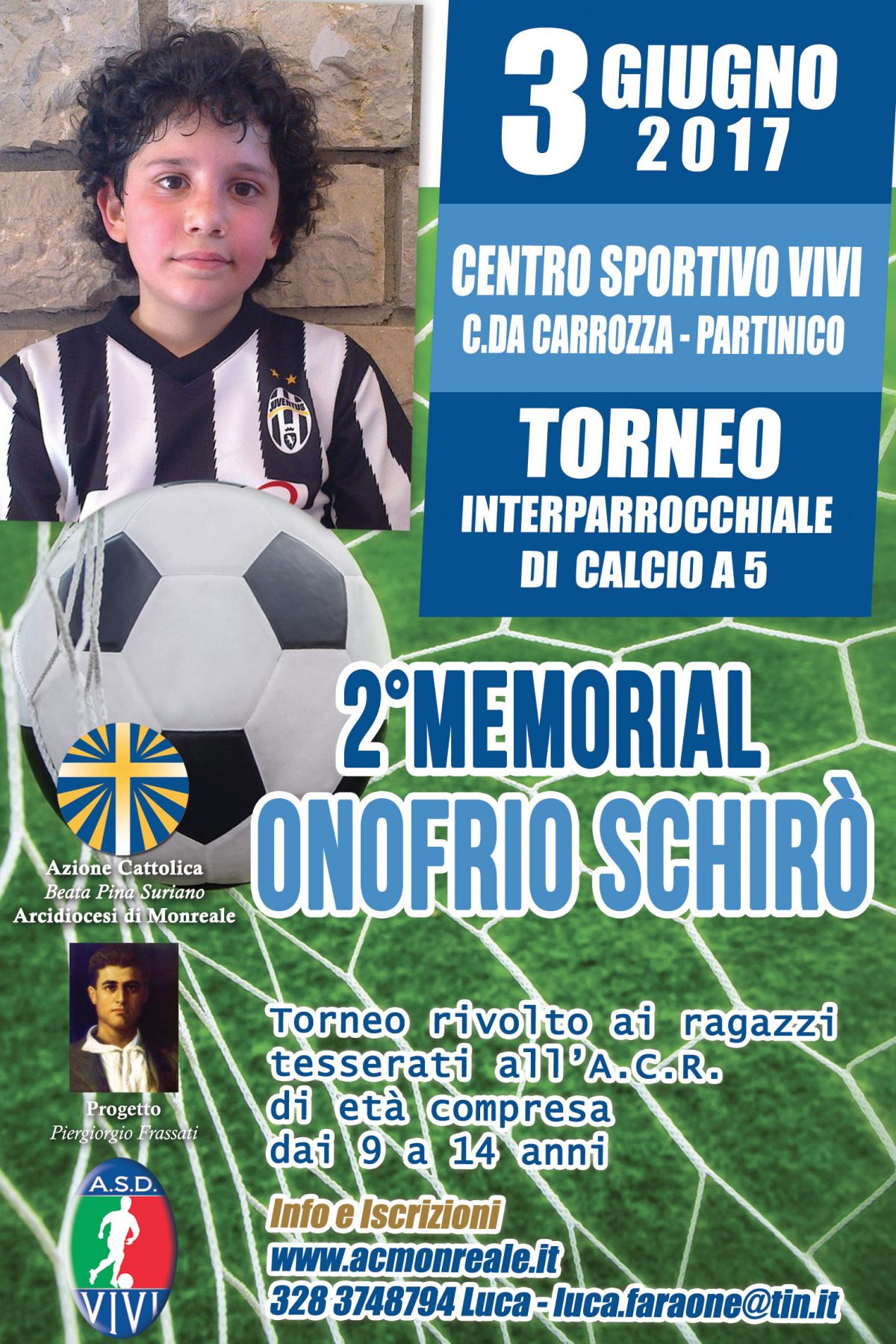 2° Memorial “Onofrio Schirò” – Partinico, 3 Giugno 2017